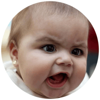 Sticker 100 de 112 del pack Stickers de Reacciones de Bebés 👶