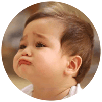 Sticker 15 de 112 del pack Stickers de Reacciones de Bebés 👶