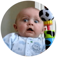 Sticker 16 de 112 del pack Stickers de Reacciones de Bebés 👶