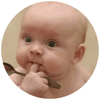 Sticker 19 de 112 del pack Stickers de Reacciones de Bebés 👶