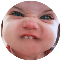 Sticker 34 de 112 del pack Stickers de Reacciones de Bebés 👶