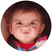Sticker 50 de 112 del pack Stickers de Reacciones de Bebés 👶