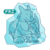 Figurinha 60 de 118 do pacote Figurinhas de Reações Dragão Pokémon 🐉