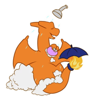 Figurinha 69 de 118 do pacote Figurinhas de Reações Dragão Pokémon 🐉