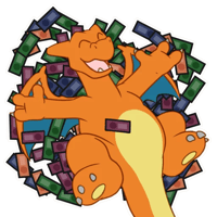 Figurinha 77 de 118 do pacote Figurinhas de Reações Dragão Pokémon 🐉
