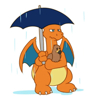 Figurinha 83 de 118 do pacote Figurinhas de Reações Dragão Pokémon 🐉