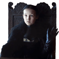 Figurinha 54 de 67 do pacote Figurinhas de Reações Game of Thrones 🐉