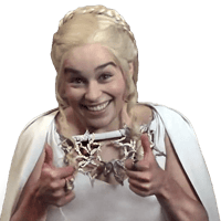 Figurinha 6 de 67 do pacote Figurinhas de Reações Game of Thrones 🐉