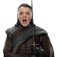 Figurinha 61 de 67 do pacote Figurinhas de Reações Game of Thrones 🐉
