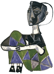 Figurinha 16 de 35 do pacote Figurinhas de Pinturas de Picasso 🎨