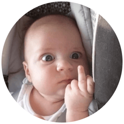 Figurinha 101 de 112 do pacote Figurinhas de Reações de Bebê 👶