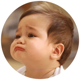 Figurinha 15 de 112 do pacote Figurinhas de Reações de Bebê 👶