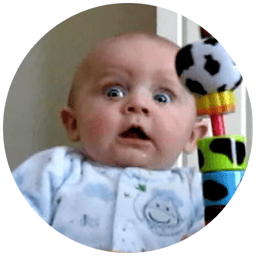 Figurinha 16 de 112 do pacote Figurinhas de Reações de Bebê 👶