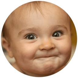 Figurinha 33 de 112 do pacote Figurinhas de Reações de Bebê 👶