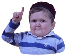 Sticker 1 de 120 del pack Stickers de Hasbulla 😂