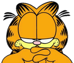 Стикер 12 из 100 из набора «Стикеры Гарфилда 🐱»