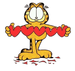 Стикер 19 из 100 из набора «Стикеры Гарфилда 🐱»