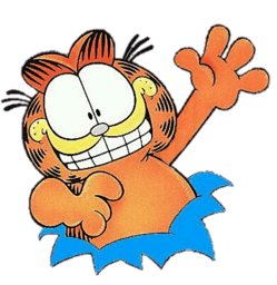 Стикер 32 из 100 из набора «Стикеры Гарфилда 🐱»