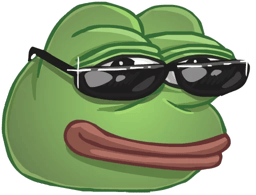 Стикер 1 из 21 из набора «Стикеры грустного Пепе 🐸»