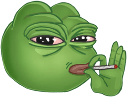 Стикер 15 из 21 из набора «Стикеры грустного Пепе 🐸»