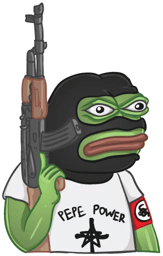 Стикер 16 из 21 из набора «Стикеры грустного Пепе 🐸»