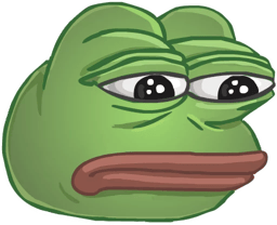 Стикер 2 из 21 из набора «Стикеры грустного Пепе 🐸»