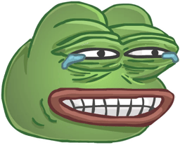 Стикер 5 из 21 из набора «Стикеры грустного Пепе 🐸»