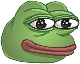 Стикер 6 из 21 из набора «Стикеры грустного Пепе 🐸»