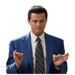 Sticker 16 de 33 del pack Stickers de El Lobo de Wall Street 🐺💼