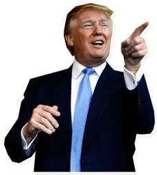 Sticker 1 de 28 del pack Stickers de Donald Trump 🇺🇸