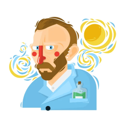 Sticker 14 de 20 del pack Stickers de Reacciones de Arte y Caricaturas π