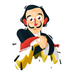 Sticker 20 de 20 del pack Stickers de Reacciones de Arte y Caricaturas π