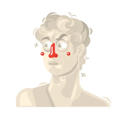 Sticker 3 de 20 del pack Stickers de Reacciones de Arte y Caricaturas π