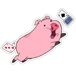 Figurinha 13 de 25 do pacote Figurinhas de Porquinho Cartoon 🐷