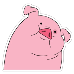 Figurinha 17 de 25 do pacote Figurinhas de Porquinho Cartoon 🐷