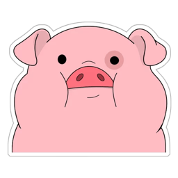 Figurinha 18 de 25 do pacote Figurinhas de Porquinho Cartoon 🐷