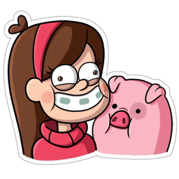 Figurinha 20 de 25 do pacote Figurinhas de Porquinho Cartoon 🐷