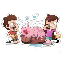 Figurinha 21 de 25 do pacote Figurinhas de Porquinho Cartoon 🐷