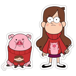 Figurinha 24 de 25 do pacote Figurinhas de Porquinho Cartoon 🐷