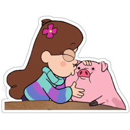 Figurinha 25 de 25 do pacote Figurinhas de Porquinho Cartoon 🐷