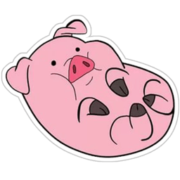 Figurinha 8 de 25 do pacote Figurinhas de Porquinho Cartoon 🐷